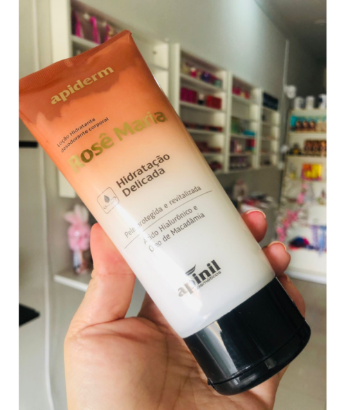 Rose Maria Loção Hidratante Desodorante Corporal Apiderm - 180g - Apinil
